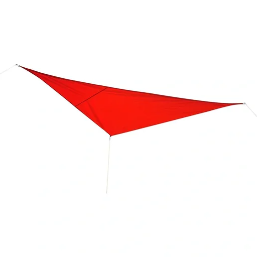"Sonnensegel Sonnendach Rostrot Dreieck 3x3x3 m HDPE - atmungsaktiv image"