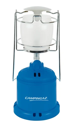 "Camping 206 L, traditionelle Gas Lampe für Stechkartuschen mit Kunststoffglocke image"