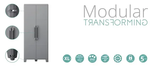 "Transforming Kunststoffschrank Modular 4 für den Außen- und Innenbereich image"