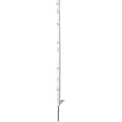 "Klassischer Kunststoffmast 105 cm, einstufig, weiß (5 Stück) image"
