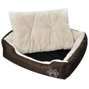 Hundebett mit Kopfkissen M