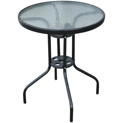 "Gartentisch Glastisch Bistrotisch Balkontisch ?60x70cm image"