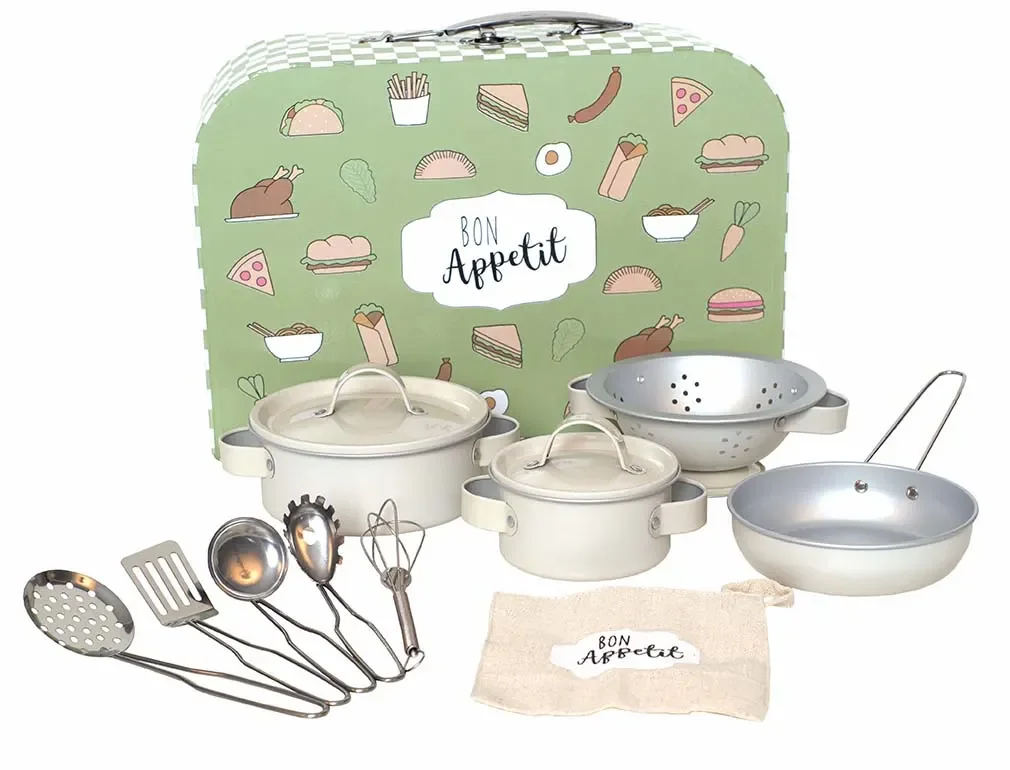 "Jabadabado Kinderküchen Zubehör, Spielküche Zubehör - Kinderkoffer Küchenset image"