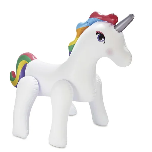 "Sprinkler Einhorn 284x127x211 cm Weiß image"