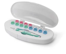 Ohrenreiniger-Set „Ear Wizard“, mit 15 Silikonaufsätzen und Aufbewahrungsbox, 17