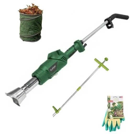 "3 in 1 Elektro-Unkrautbrenner + Unkrautlöser + Gartenhandschuhe + Gartenabfallbeutel image"