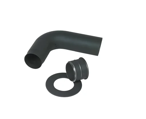 "Kaminrohr-Anschluss Set 150 mm Fullform graphit image"