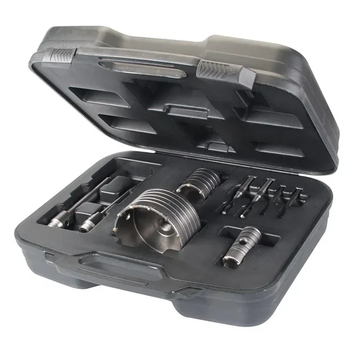 "9-teiliges TCT-Bohrkronen-Set 30, 50 und 110 mm image"
