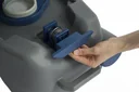 Portable Camping Toilette, antibakterielle Barriere, Chemie-Toilette mit Wasserspülung, 20 Liter Abwassertank