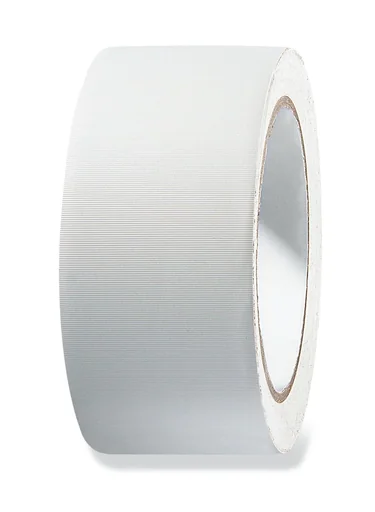 "Kunststoffband quergerillt UV14, 50 mm x 33 m, weiß image"