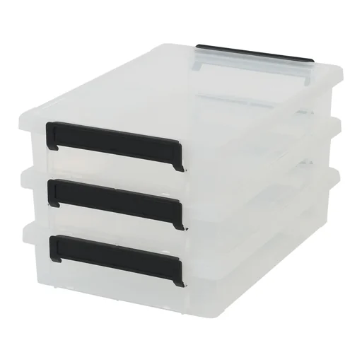 "Verbindbare Aufbewahrungsbox A4, 3er Set image"