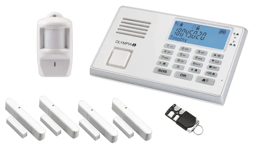 "Drahtloses Alarmanlagen-Set Protect 9066 mit Notruf- und Freisprechfunktion image"