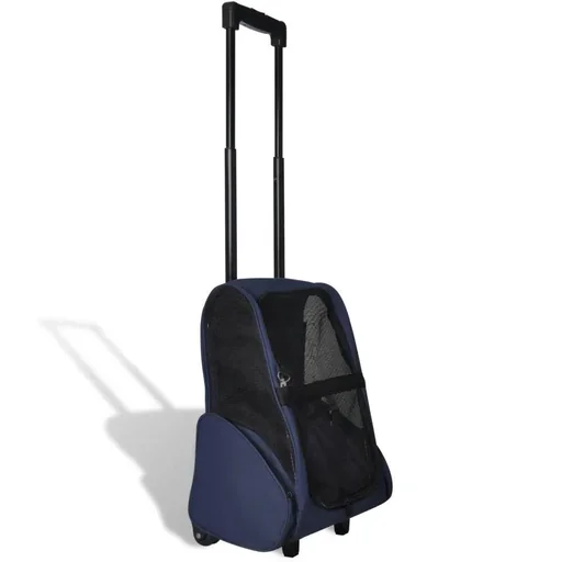 "Zusammenklappbarer Haustierwagen blau image"