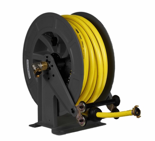 "Schlauchaufroller Stahl/ABS-Kunststoffgehäuse OSK 610 mit 15 m, 1" PVC-Gewebeschlauch, max. 9bar/50C° image"