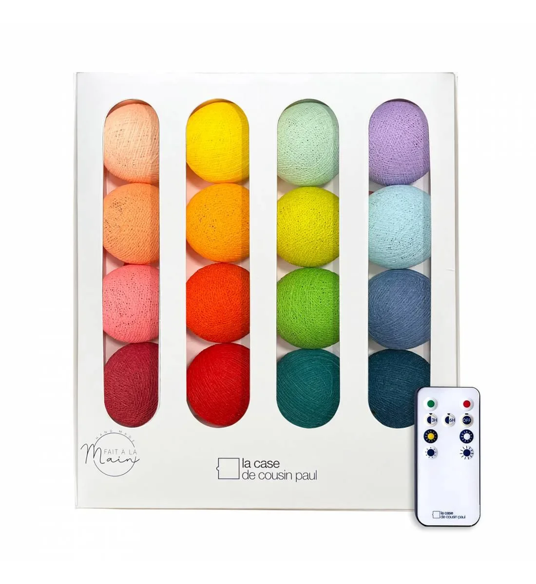 Cousin Paul Lichterketten, Led Girlande - RAINBOW, In der Box, Mehrfarbig