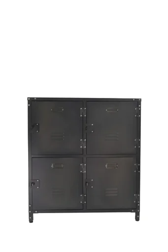 "Metallschrank Vintage mit 4 Türen image"