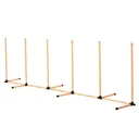 Hunde Slalomstangen Agility Training für Haustiere Hundetrainigsset Inklusive mit Oxford Tasche Leicht zu tragen Polyest