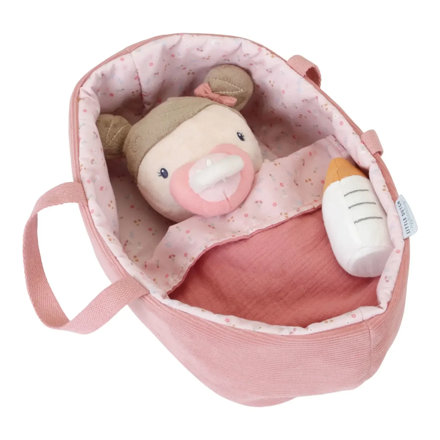 Little Dutch Babypuppe, Stoffpuppe - Rosa, zum Kuscheln und Pflegen