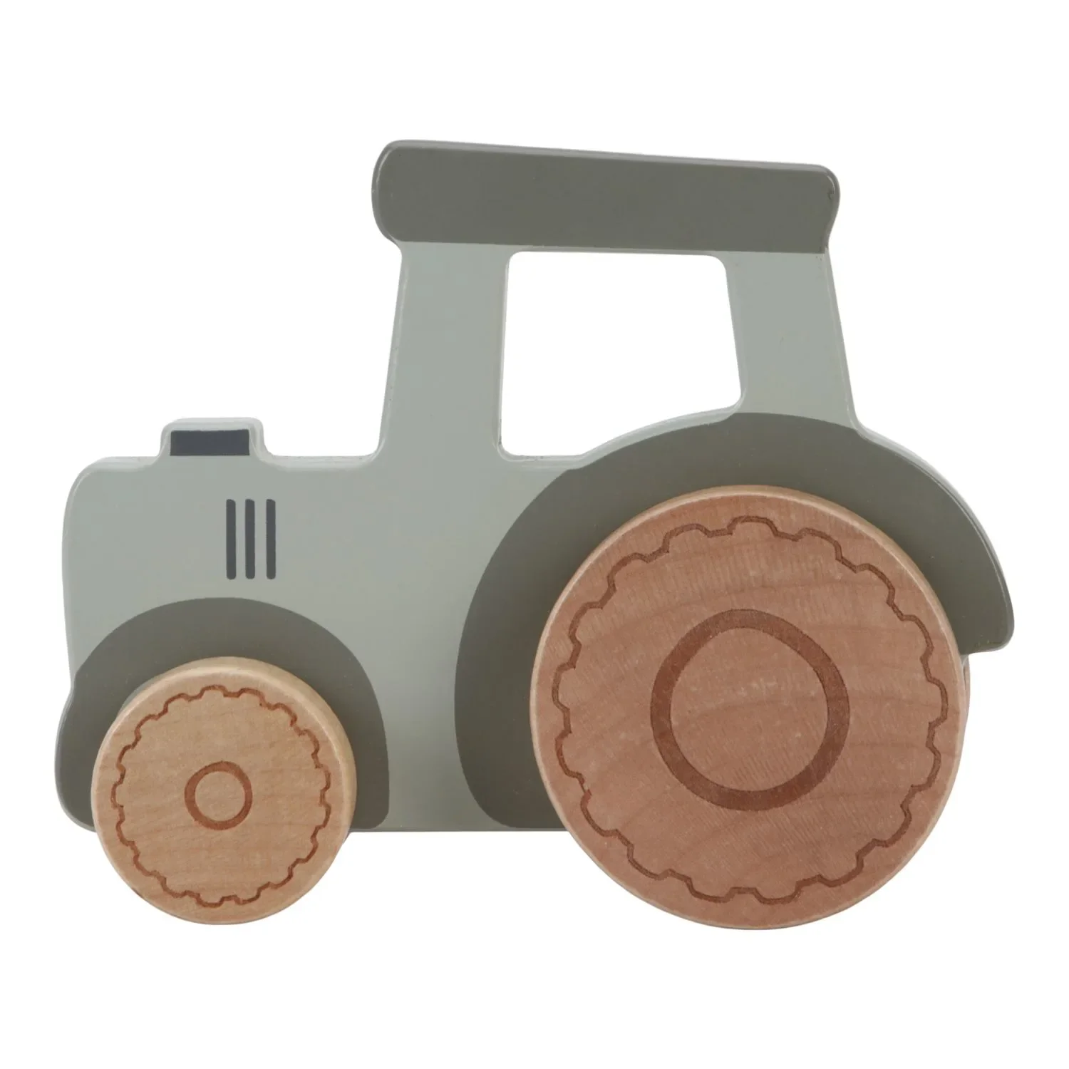 "Little Dutch Traktor Holzspielzeug: Robuster Spielzeug Traktor für Kinder (ab 1 Jahr) - Little Farm Design image"