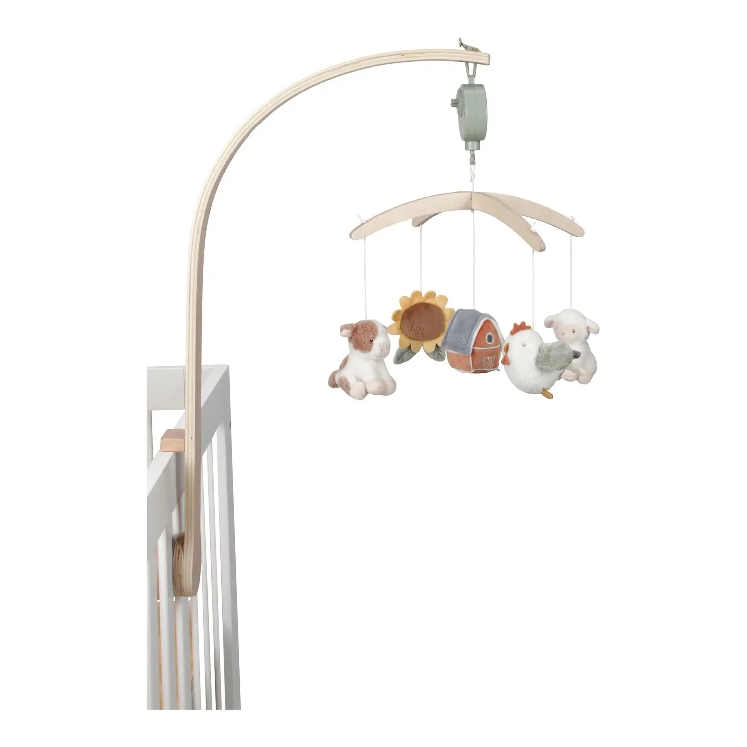 "Little Dutch Baby Mobile, Mobile Babybett, Musikmobile, Little Farm image"