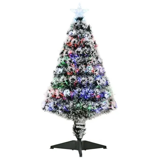 "künstlicher Weihnachtsbaum mit LED-Licht Sieben-Farben-Lichtleiter image"