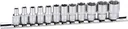 1/4" Steckschlüssel Set 4 - 13 mm, 12-teilig
