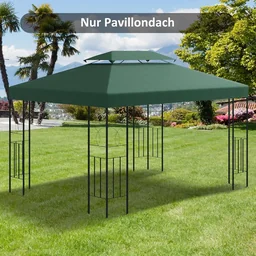 Ersatzdach Pavillondach für Metallpavillon Gartenpavillon Partyzelt Gartenzelt P