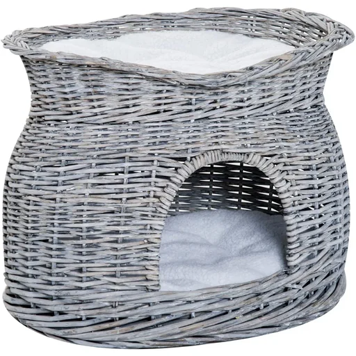 "Katzenkorb mit 2 Kissen image"