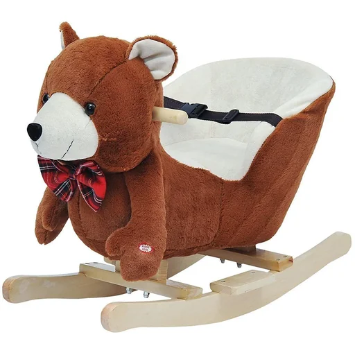 "Schaukelbär Schaukelwippe: Bär mit Musik und Kuschelfell image"