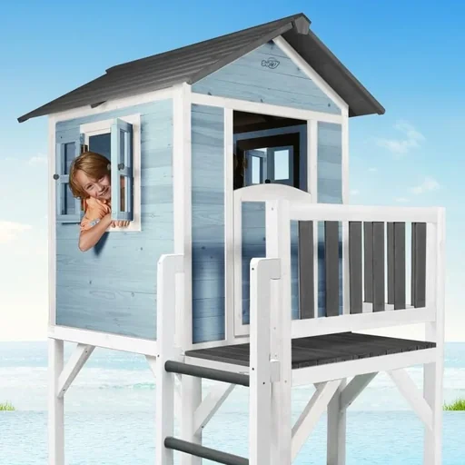 "Lodge XXL PLUS Spielhaus (Karibisches Blau) image"