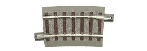 "6 Stück Gebogenes Gleis R3, Radius 434,5 mm, Bogenwinkel 7,5° image"