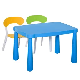 3-tlg. Kindersitzgruppe mit Kindertisch 2 Stühle für 2-8 Jahre Kindermöbel PP-Ku