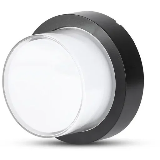"VT-831 LED-Wandleuchte - 7W - 3000K - 400 Lumen - Schwarz - Rund image"