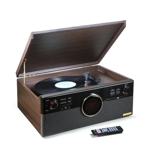 "DAB Musikcenter mit Radio ,CD, Bluetooth, Plattenspieler und Digitalisierer image"