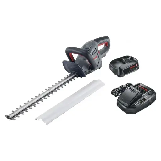 "18 V BOSCH HOME AND GARDEN KOMPATIBLER Akku-Heckenschneider HT 1845 - inkl. Akku und Ladegerät image"