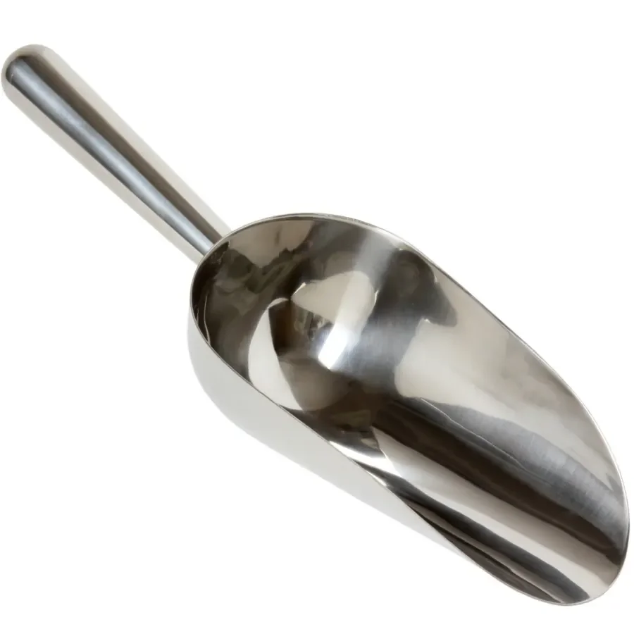 "Eisschaufel Edelstahl poliert - Profi scoop, 12 oz.(355 ml.) 250 mm lang image"