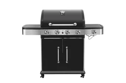 Gasgrill / Grillwagen Burlington 4 Hauptbrenner +1 Seitenbrenner, Grillfäche 70 