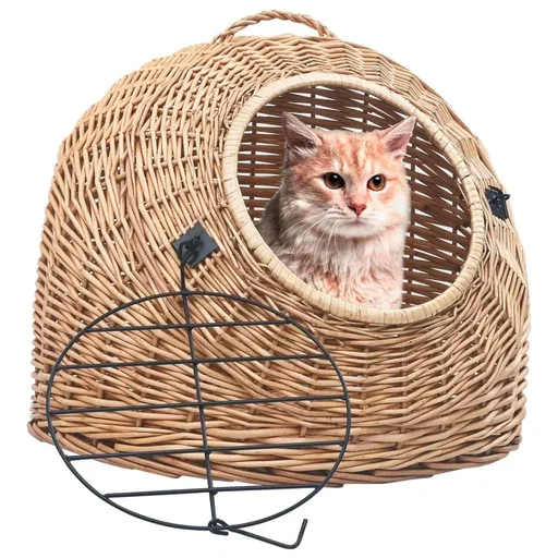 "Katzentransportwagen 50x42x40 cm natur image"