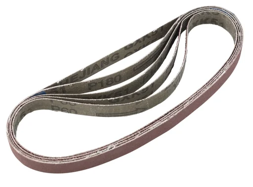 "Schleifbänder 15 x 454 mm, K 80, 5 Stück image"