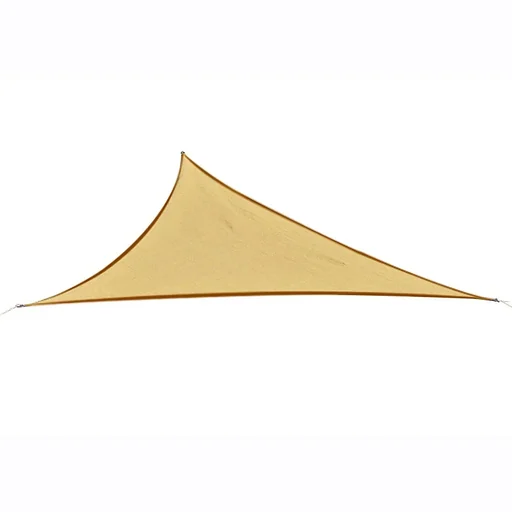 "Sonnensegel Dreieck Sand 4x4x4 m HDPE - atmungsaktiv image"