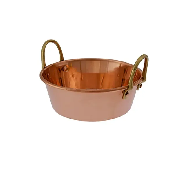 "Topf, Marmeladentopf - Kupfer und Messing, Durchmesser: 26 cm image"