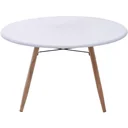 Couchtisch Beistelltisch Kaffeetisch Teetisch Nachttisch rund Holz + Metall Ø80 x H45 cm