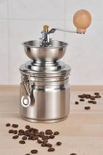 "Kaffeemühle mit Keramikmahlwerk, Edelstahl image"