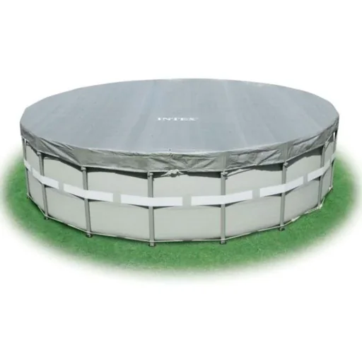 "Deluxe Poolabdeckung für Schwimmbäder Rahmen-Rahmen-Pools ø 488 cm image"