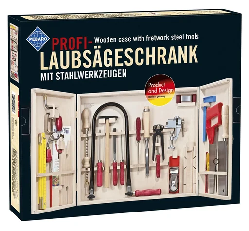 "Profi - Laubsägeschrank mit Stahlwerkzeugen image"
