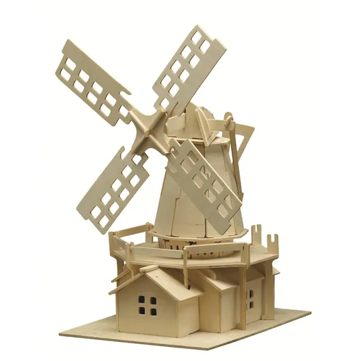 "Holzbausatz "Windmühle", 25 x 38 cm image"