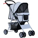 Hundewagen Hundebuggy Hunde Pet Stroller Buggy Grau
