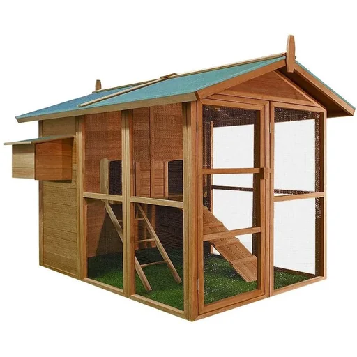 "Hühnerstall 148 x 151 x 172 cm, Holz, Braun image"