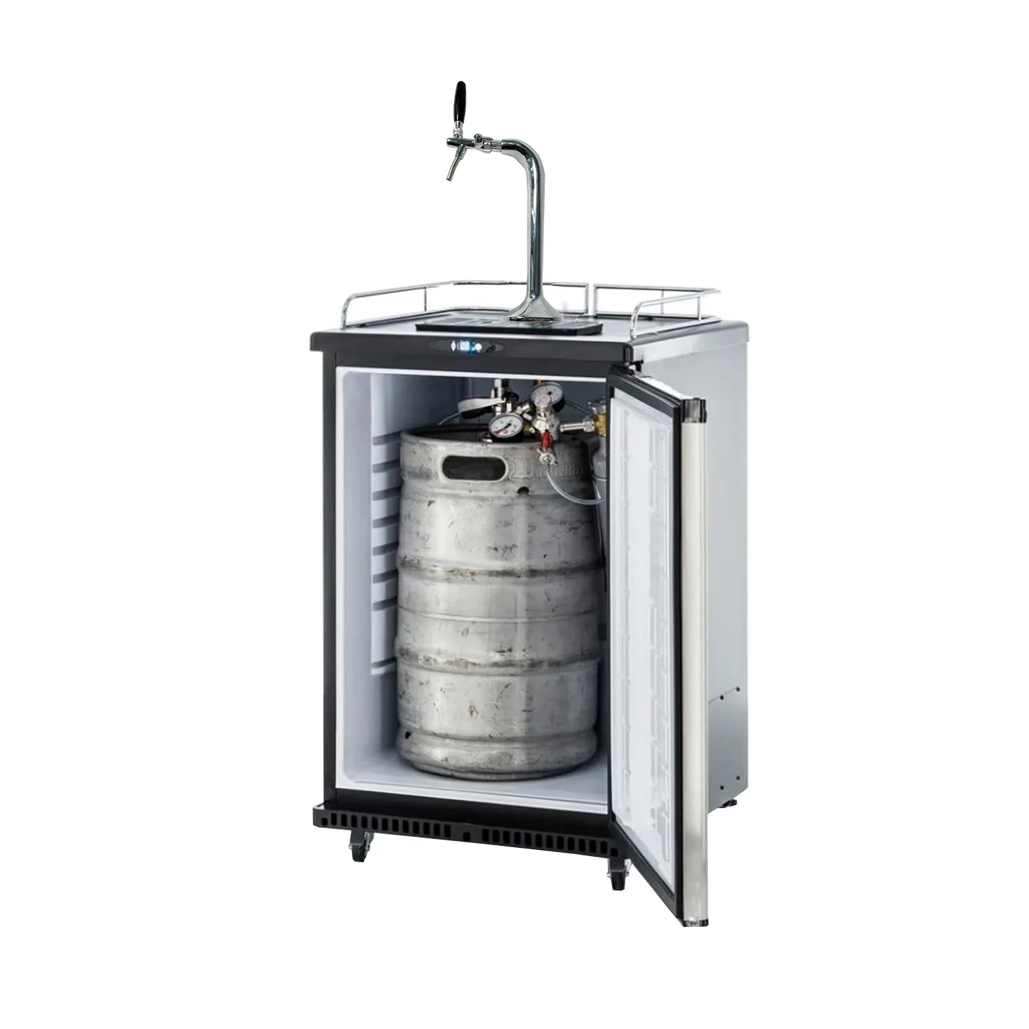 "Zapfanlage, Bierzapfanlage - Fassbierkühlschrank bis zu 50L Fässer (Bierbar) image"