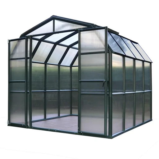"Kunststoff Gewächshaus Grand Gardener 410 mit Fundament, 267 x 639 x 238 cm image"